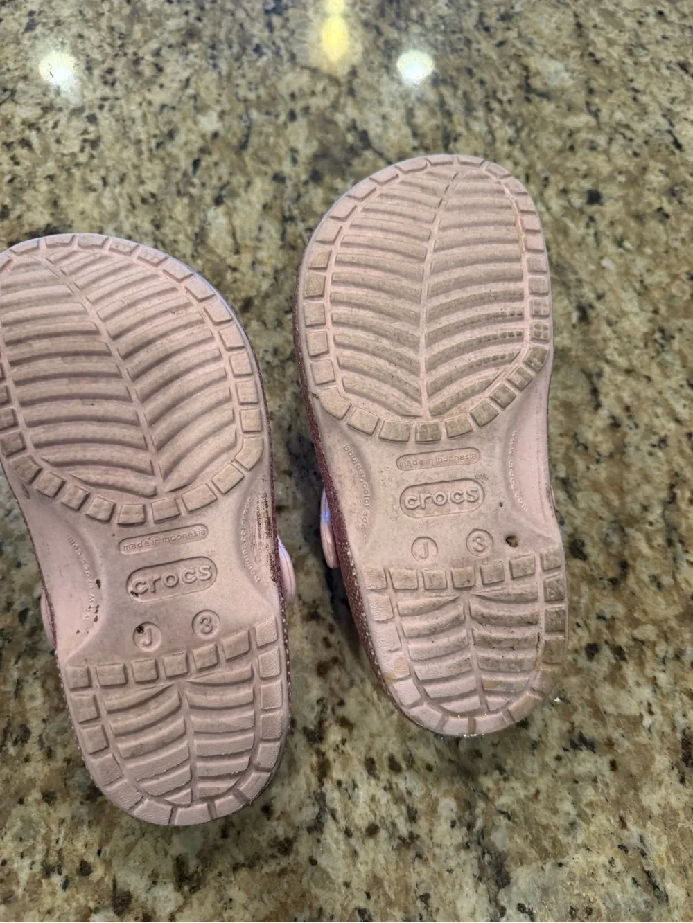 Sz3 CROCS Kids Glitter Clog - Pink - Picture 4 of 4